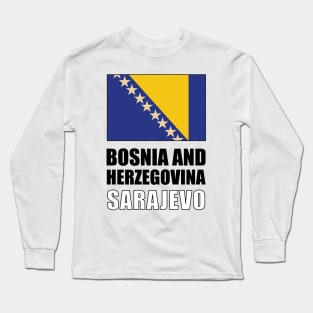 Flag of Bosnia and Herzegovina Long Sleeve T-Shirt